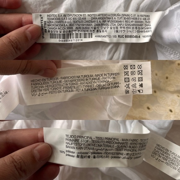 NWT Zara Cream Eyelet Embroidered Maxi Skirt XS - Picture 12 of 16